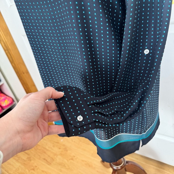 Loft Polka Dot Long Sleeve Blouse - Picture 3 of 6